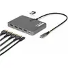 Image de StarTech USB-C To Quad HDMI Adapter Adapter 4k 60hz HDMI (USB-C, 1 portion), Station d’accueil + hub USB, Gris