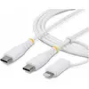 Image de StarTech 2m USB-C Cable With Lightning. Nms Ns Cabl (2 m, USB 2.0, 60 W), Câble USB