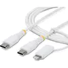 Image de StarTech 1m USB-C Cable With Lightning. Nms Ns Cabl (1 m, USB 2.0, 60 W), Câble USB