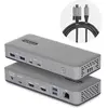 Image de StarTech USB-C DOCK 2X HDMI 100W PD. NMS NS ACCS (USB-C), Station d’accueil + hub USB, Gris