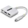 Image de StarTech Multiport USB-C HDMI (USB-C, 3 ports), Station d’accueil + hub USB, Blanc