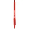 Image de BIC Stylo à bille rétractable Soft Feel Clic grip, rouge
