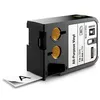 Image de DYMO XTL All-Purpose - Vinyle - adhésif permanent - noir sur blanc - Rouleau (2,4 cm x 7 m) 1 cassette(s) ruban