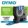 Image de DYMO Rhino - Etiquettes Industrielles Vinyle 19mm x 5.5m - Blanc sur Bleu