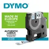 Image de DYMO Rhino - Étiquettes Industrielles Polyester Permanent 12mm x 5.5m - Noir sur Transparent