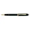 Image de Cross, Stylo, Stylo Plume Townsend F Laque noire plaquée or (1x)
