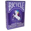 Image de Bicycle UNICORN - Jeu de 56 cartes toilées plastifiées   format poker   2 index standard