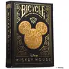 Image de Jeu de 54 Cartes Disney Mickey Mouse noir et or - Bicycle