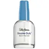Image de Sally Hansen, Vernis à ongles, Soins des ongles - Base et couche supérieure à double usage (Transparent)