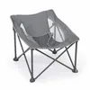 Image de BRIGHT STARS Transat bébé pliable Gris Pop 'N Chill, pare soleil SPF +50 et sac de transport inclus