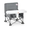 Image de Rehausseur de table BRIGHT STARTS Pop 'N Sit Gris plateau amovible