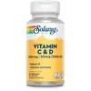 Image de Solaray Vitamine C 1000mgr + D 2000ui 60 Unités One Size