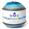 Image de Pelote de laine REVELATION GLITTER pour étoles - DMC Wonder(...) - 506 Bleu