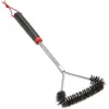 Image de Weber, Ustensile de nettoyage pour barbecue, Brosse à gril à trois côtés (46 cm)