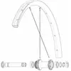 Image de Mavic Rayons Kit 12 Front/rear Allroad 650b 277 mm