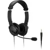 Image de Kensington Acco/ Hifi Headphones Avec Micro Et Boutons De Contrôle Du Volume (Filaire), Casque micro de bureau, Noir