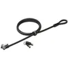 Image de Portable accessoires Kensington N17 Keyed Laptop Lock Noir, Argent Câble Antivol