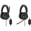 Image de Kensington Casque H2000 PROVC USB-A/USB-C noir (Filaire, USB-C), Casque micro de bureau, Noir