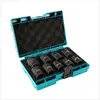 Image de Makita, Clé à douille + douilles, Ensemble de 9 prises de courant 1/2" Square Drive