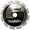 Image de Makita MAKFORCE B-32144 Lame de scie circulaire au carbure 190 x 30 x 1.4 mm Nombre de dents: 12