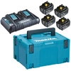 Image de Pack énergie 18 V 4 batteries 5 Ah BL1850B + chargeur DC18RD en coffret MAKPAC MAKITA 197626-8