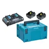 Image de Pack énergie 18V de 2 batteries BL1850B 5Ah en coffret MAKPAC - MAKITA - 197629-2