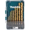 Image de Makita, Foret, Jeu de forets HSS D-72849 (1 mm, 10 mm, 2 mm, 3 mm, 4 mm, 5 mm, 6 mm, 7 mm, 8 mm, 9 mm)