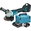 Image de Meuleuse 18 V 125 mm + 2 batteries 5 Ah + chargeur ² + coffret MAKPAC MAKITA DGA504RTJ
