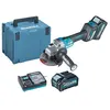 Image de Meuleuse 40V XGT 125mm + 2 batteries 4Ah + chargeur rapide + coffret MAKPAC - MAKITA - GA023GM201