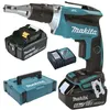Image de Visseuse plaque de plâtre 18V + 2 batteries 5Ah + chargeur + coffret MAKPAC - MAKITA - DFS452RTJ