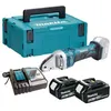 Image de Cisaille à tôle 18V LXT - MAKITA - 2 batteries 18V 5.0Ah - chargeur - MakPac - DJS161RTJ