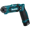 Image de Makita df012dse 200rpm 7.2 V Li-ion de lithium noir, bleu tournevis sans fil   Tournevis (7,2 V, Li-Ion, 1500 mAh, 44 mm, 218 mm, 142 mm)