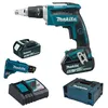Image de Visseuse automatique 18V - 25 à 55 mm - MAKITA - avec 2 batteries 18V 5Ah - chargeur - chargeur vis - MakPac - DFS452TJX2