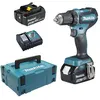 Image de Perceuse-visseuse 18V + 2 batteries BL1850B + chargeur DC18RC + Makpac 2 - MAKITA - DDF485RTJ