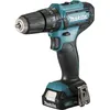 Image de Perceuse visseuse à percussion 12 V Li-Ion 2 Ah CXT Ø 10 mm MAKITA - 2 batteries, chargeur, coffret - HP333DWAE