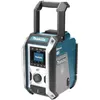 Image de Radio de chantier Makita DAB, DAB+ AUX, Bluetooth, USB protégé contre les projections deau, résistant aux coups turquoise, noir, argent