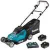 Image de Tondeuse à gazon 2x18V LXT 43cm + 2 batteries 5Ah + chargeur - MAKITA - DLM432PT2