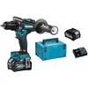 Image de Perceuse visseuse à percussion 40V + 2 batteries 2,5Ah + chargeur en coffret MAKPAC - MAKITA - HP001GD201