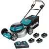 Image de Tondeuse à gazon 2x18V LXT 53cm + 4 batteries 5Ah + chargeur - MAKITA - DLM530PT4
