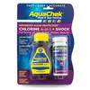 Image de Bandelettes d'analyse piscine Aquachek Chlorine 4 en 1 + Shock AquaChek - 50 chlore et 10 shock