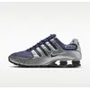 Image de Nike Shox NZ Bleu Nuit Argent Métallique 43