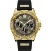 Image de Guess, Montre, Frontier, Noir, Or, (Horloge analogique, 48 mm)