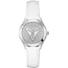 Image de Guess, Montre, - Ladies White Silver Tone Analog Watch GW0745L3, Argent, Blanc, (Horloge analogique, 34 mm)