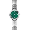 Image de Guess, Montre, Clara, Argent, Vert, (Horloge analogique, 28 mm)