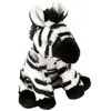 Image de Wild Republic peluche zèbre junior 20 cm en peluche noir/blanc