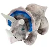 Image de Wild Republic Dinosauria peluche peluche Triceratops 25 cm gris peluche