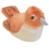 Image de Wild Republic rossignol en peluche avec son 15 cm de peluche orange
