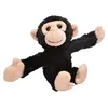Image de Wild Republic peluche chimpanzé junior 20 cm noir