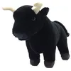 Image de Wild Republic taureau en peluche junior 20 cm en peluche noire