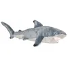 Image de Wild Republic requin-jouet junior 38 cm en peluche gris/noir/blanc